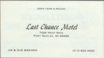 Last Chance Motel - 1970S Yearbook Ad